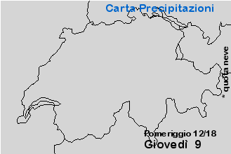 Carta delle Precipitazioni