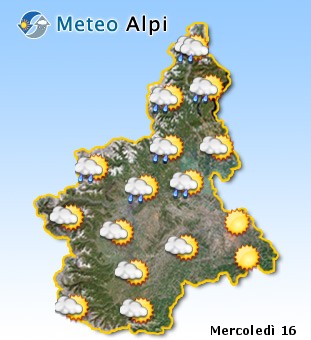 Previsioni meteo Piemonte